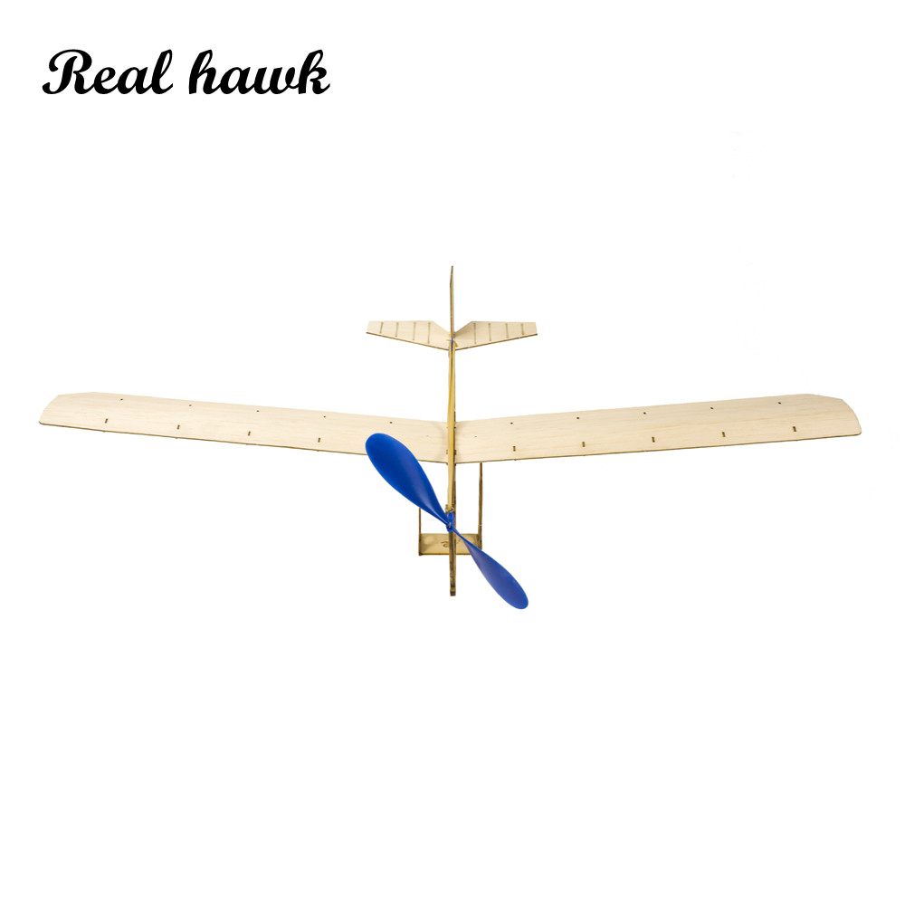 Model Kit Wood - Kit de avião movido com faixa
