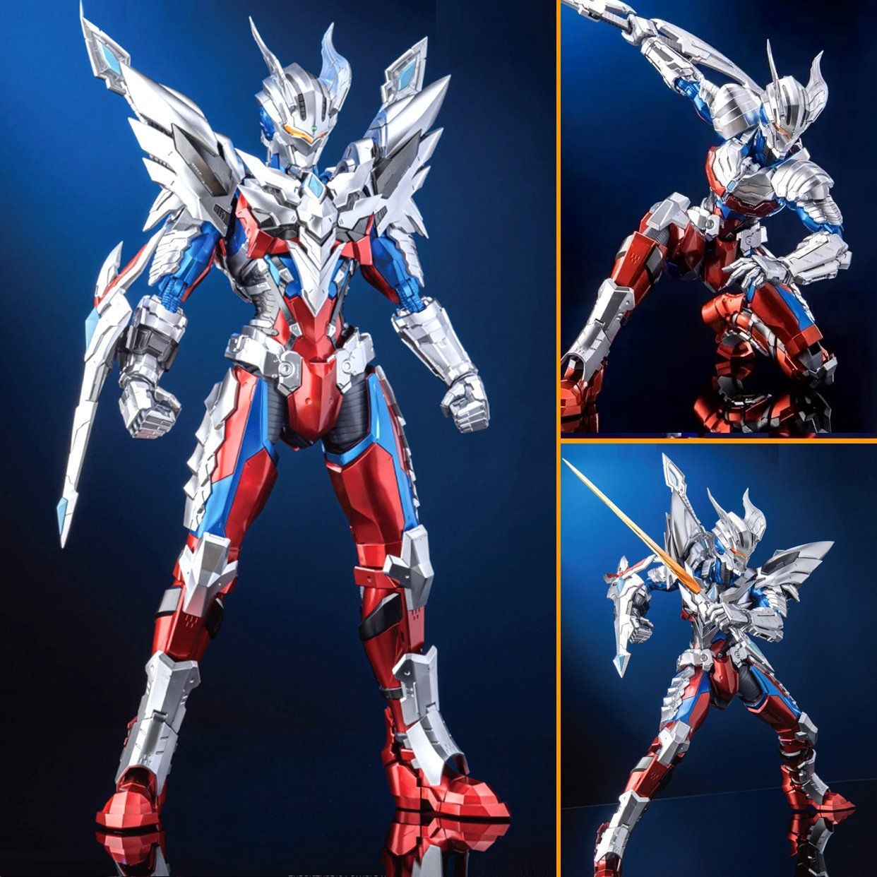 Model Kit Zero Megaman - Figura de Ação Ultraman Zero Ultimate
