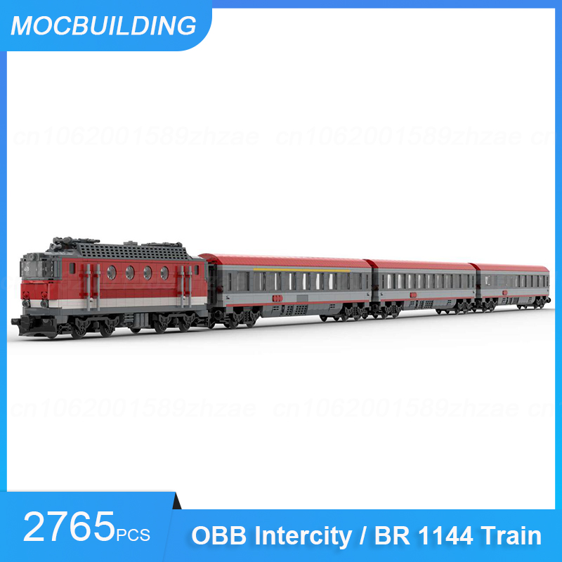 Model Kit Train - Moc blocos de construção obb intercity/br