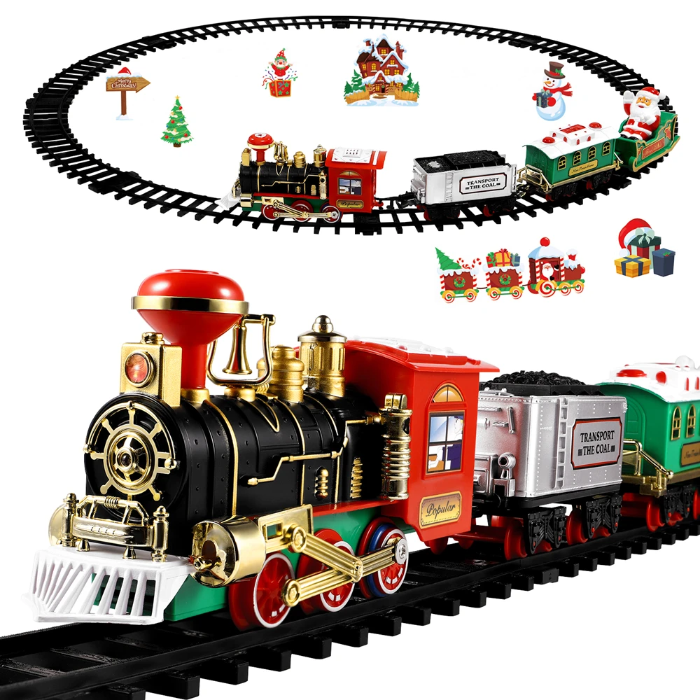 Model Kit Train - Conjunto de trem de natal festivo