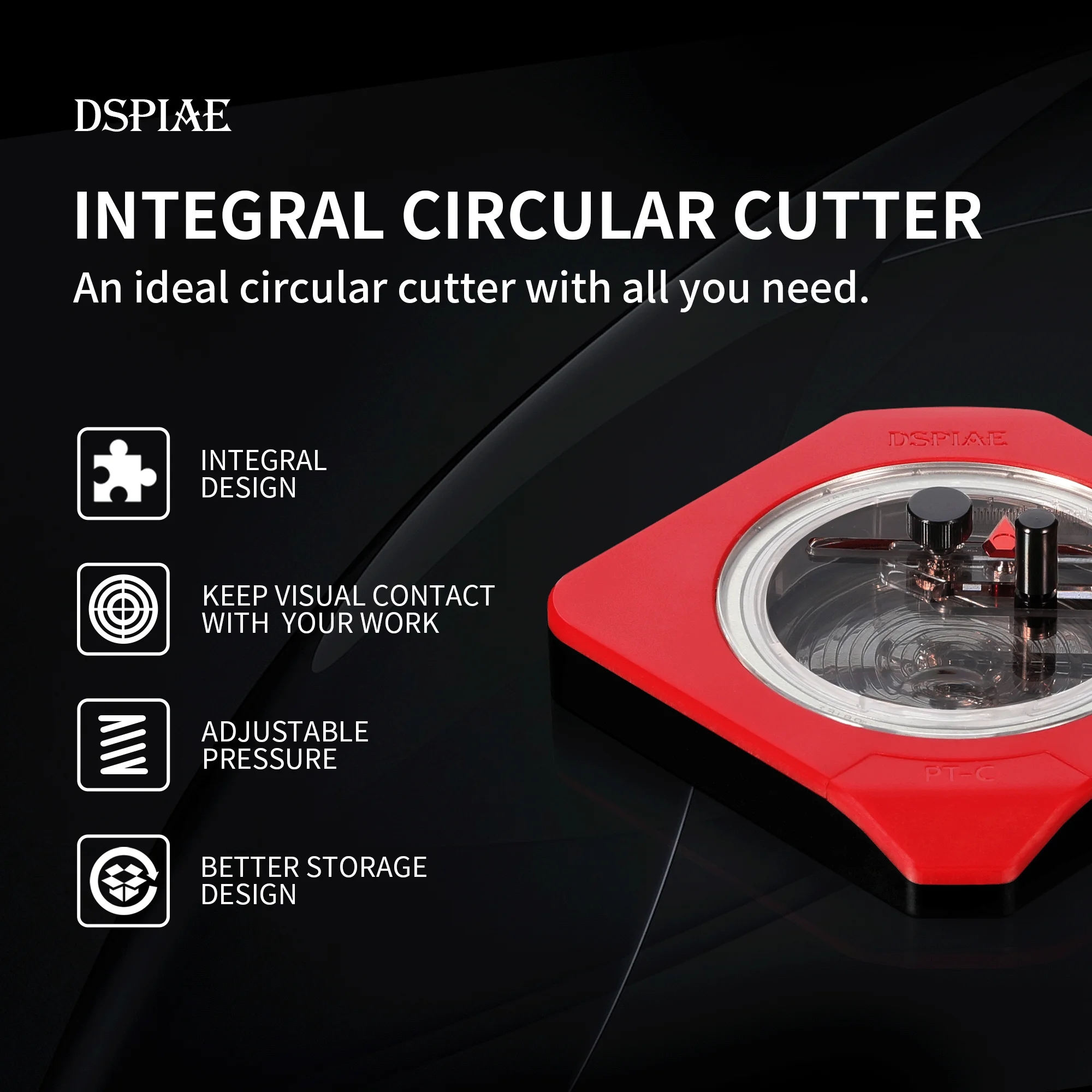 Model Kit Cutter - Novo Cortador Circular Integral DSPIAE PT-C