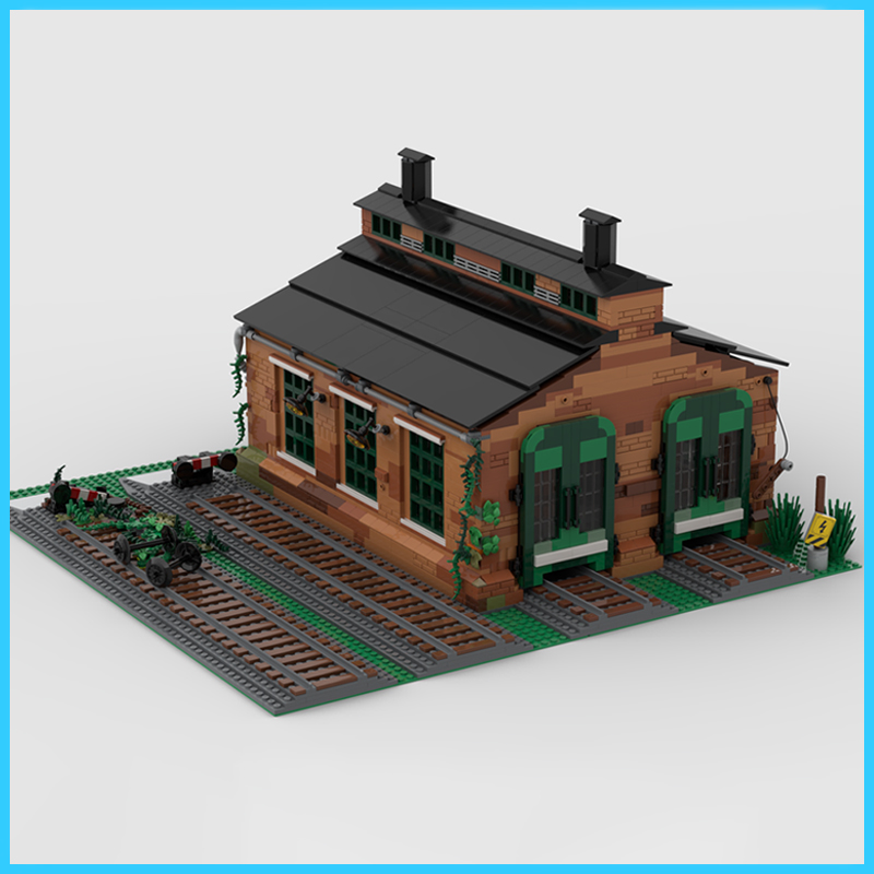 Model Kit Train - MOC Modelo de Arquitetura de Abrigo