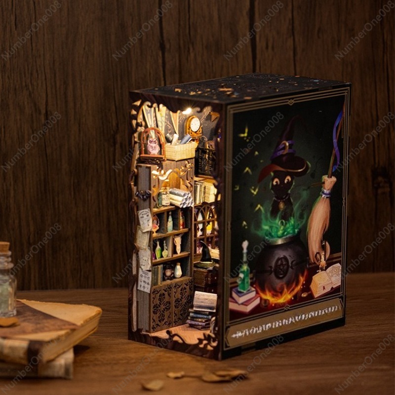 Modelo de livraria de madeira  - Model Kit Wood avaliação e preço