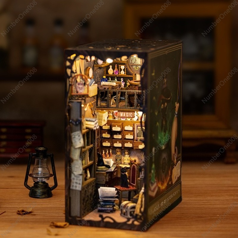 Modelo de livraria de madeira  - Model Kit Wood avaliação e preço
