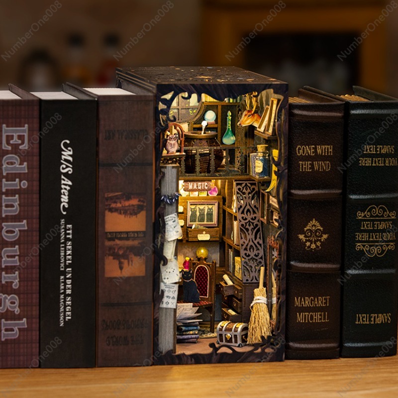Modelo de livraria de madeira  - Model Kit Wood avaliação e preço