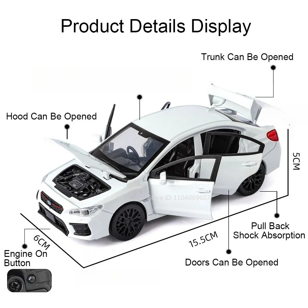 Carrinho de Brinquedo WRX STI  - Model Kit Ae86 avaliação e preço
