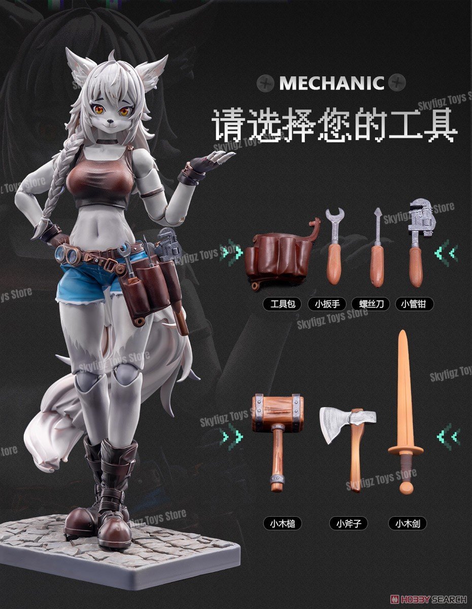 Em estoque ladtoys aventura es - Model Kit Mecha Girl avaliação e preço