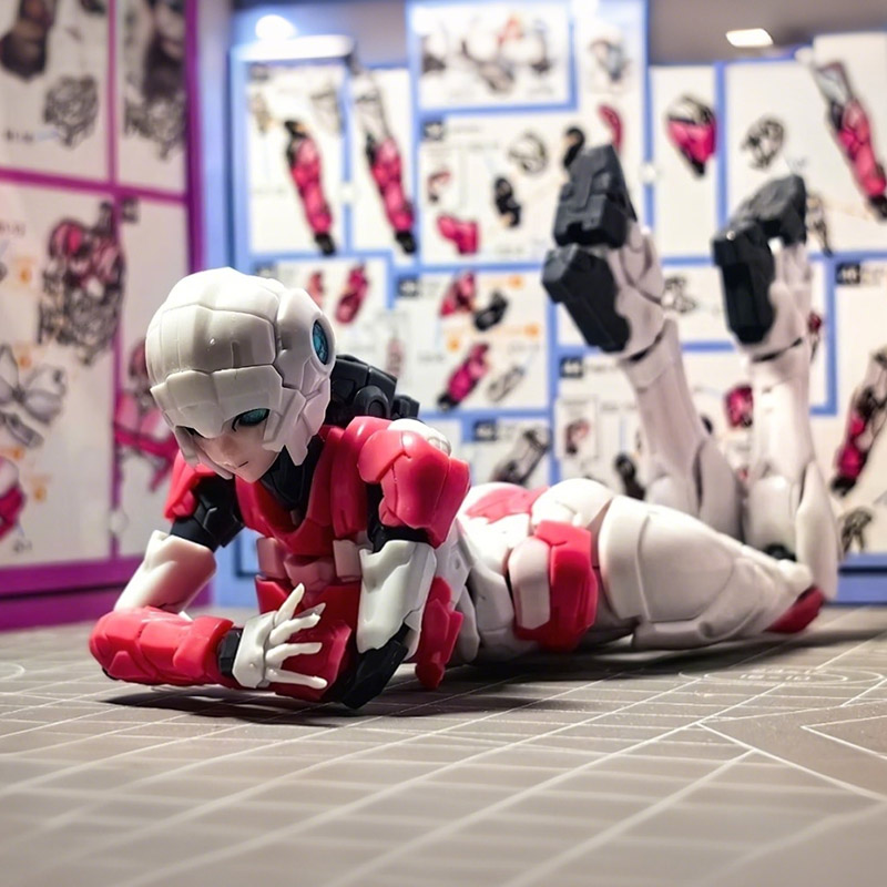 Em Estoque M66336 Rosa M66337  - Model Kit Mecha Girl avaliação e preço