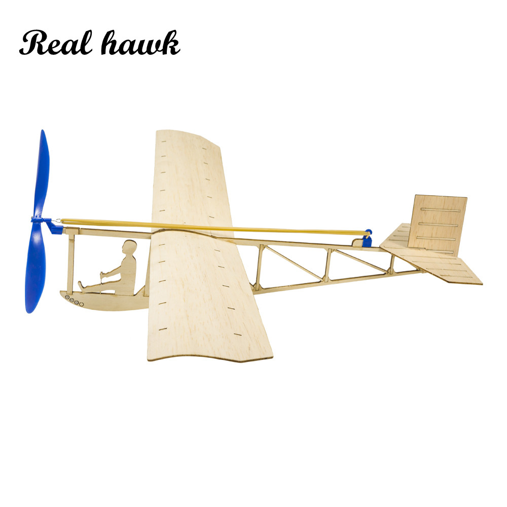 Kit de avião movido com faixa  - Model Kit Wood avaliação e preço