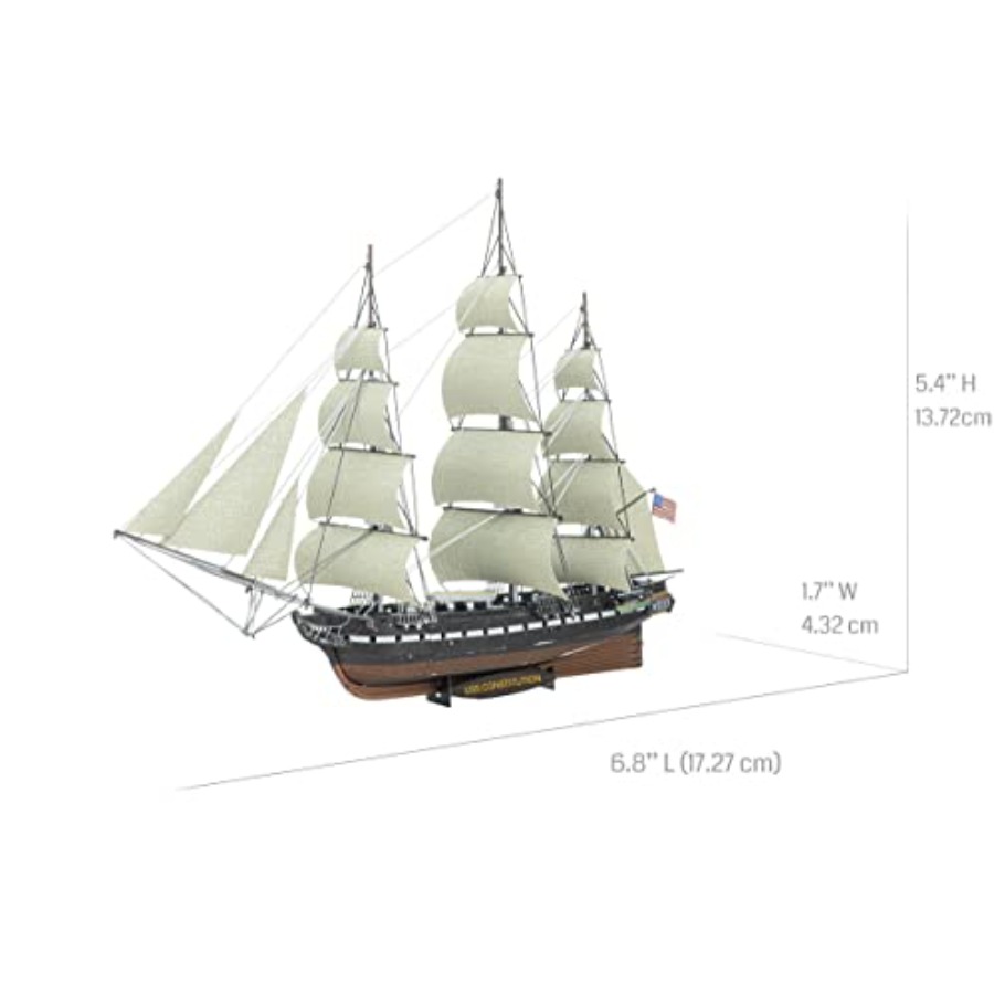 Kit de Modelo Metálico 3D da U - Model Kit Uss Constitution avaliação e preço