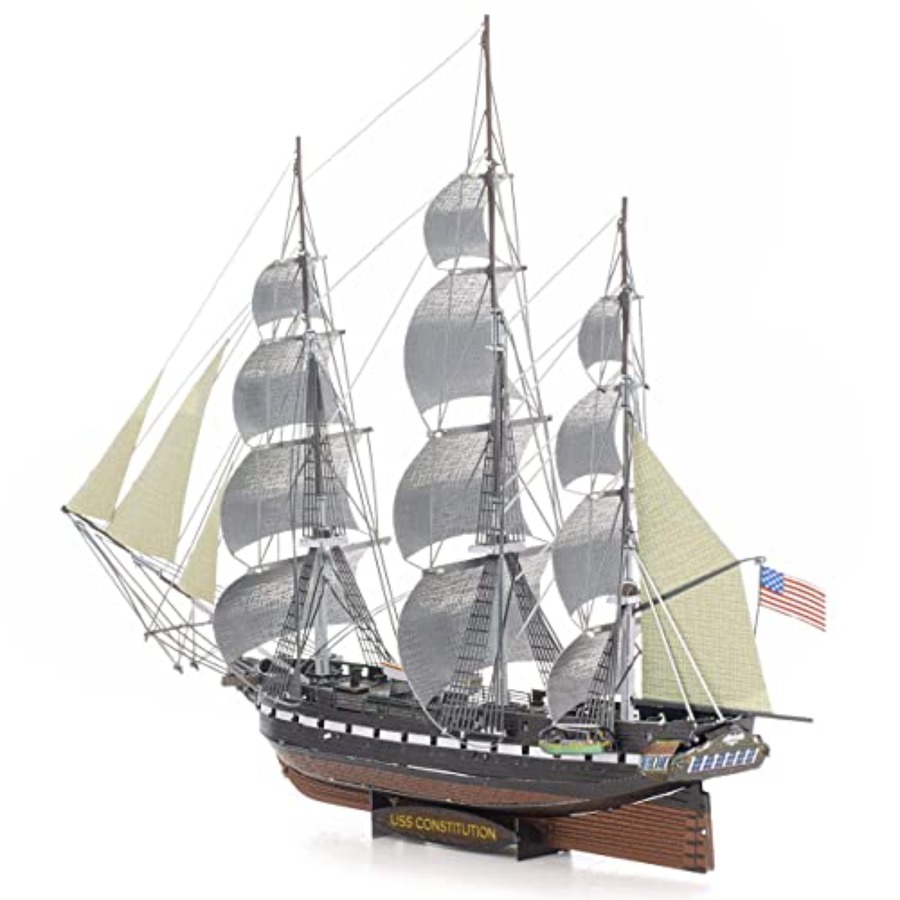 Kit de Modelo Metálico 3D da U - Model Kit Uss Constitution avaliação e preço