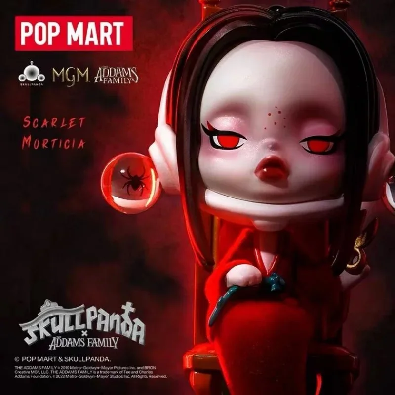 Pop mart crânio panda addams f - Model Kit Girls avaliação e preço