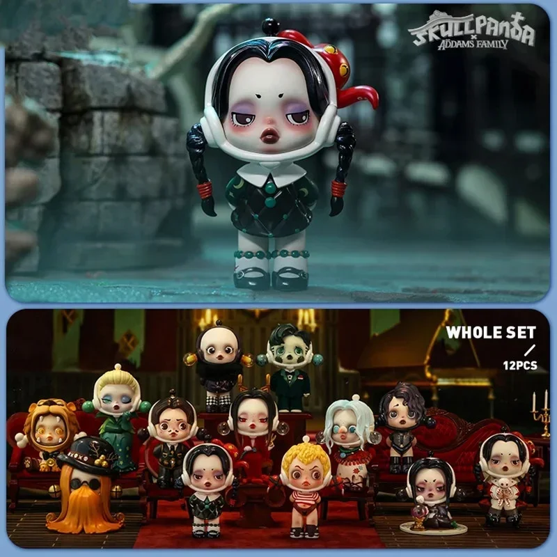 Pop mart crânio panda addams f - Model Kit Girls avaliação e preço