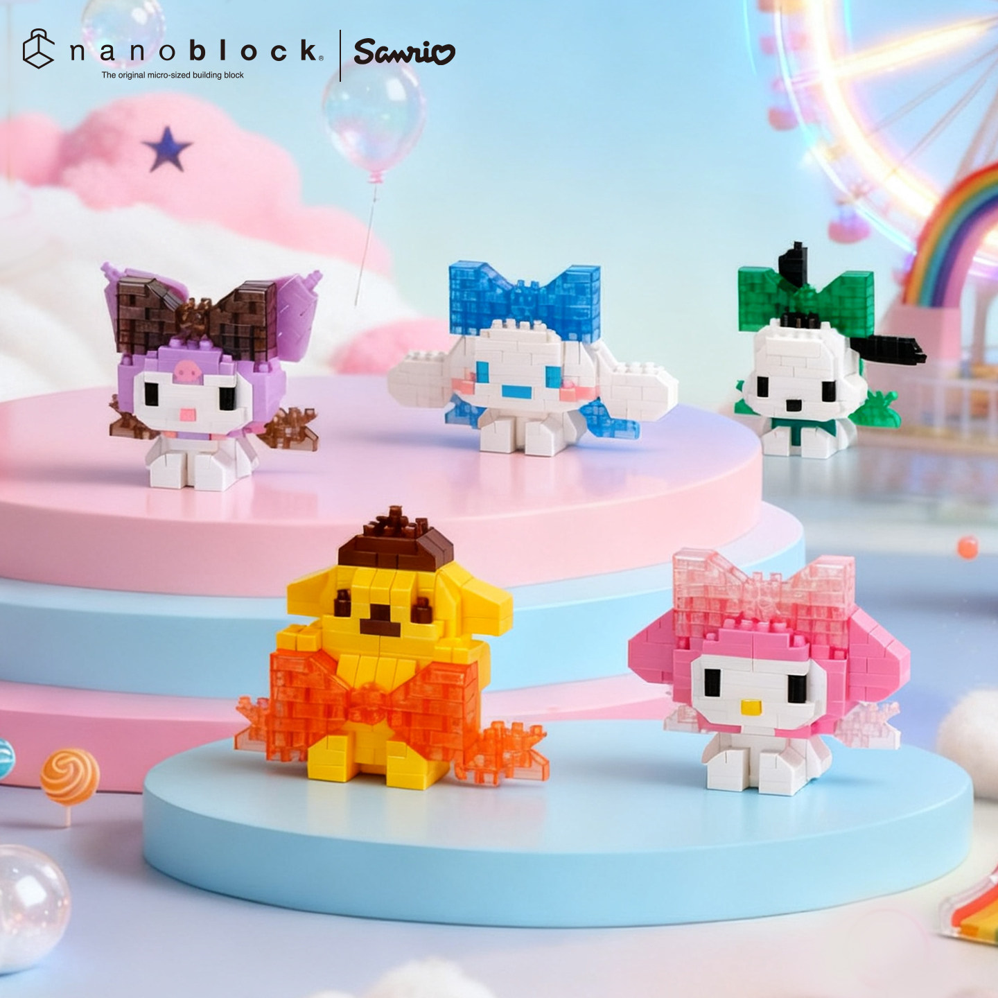 Nanoblock Sanrio Micro Blocos  - Model Kit Girls avaliação e preço