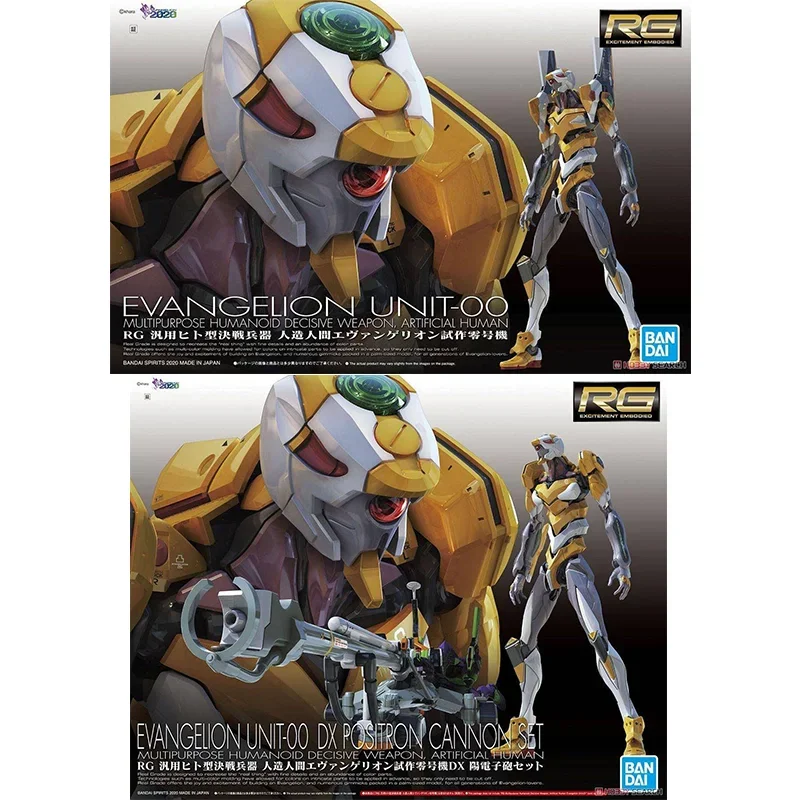 Bandai original genuíno rg eva - Model Kit Eva 01 avaliação e preço