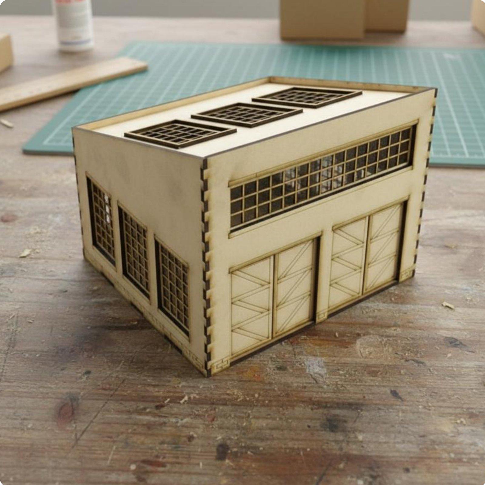 Kit de Armazém de Tanques de M - Model Kit Wood avaliação e preço