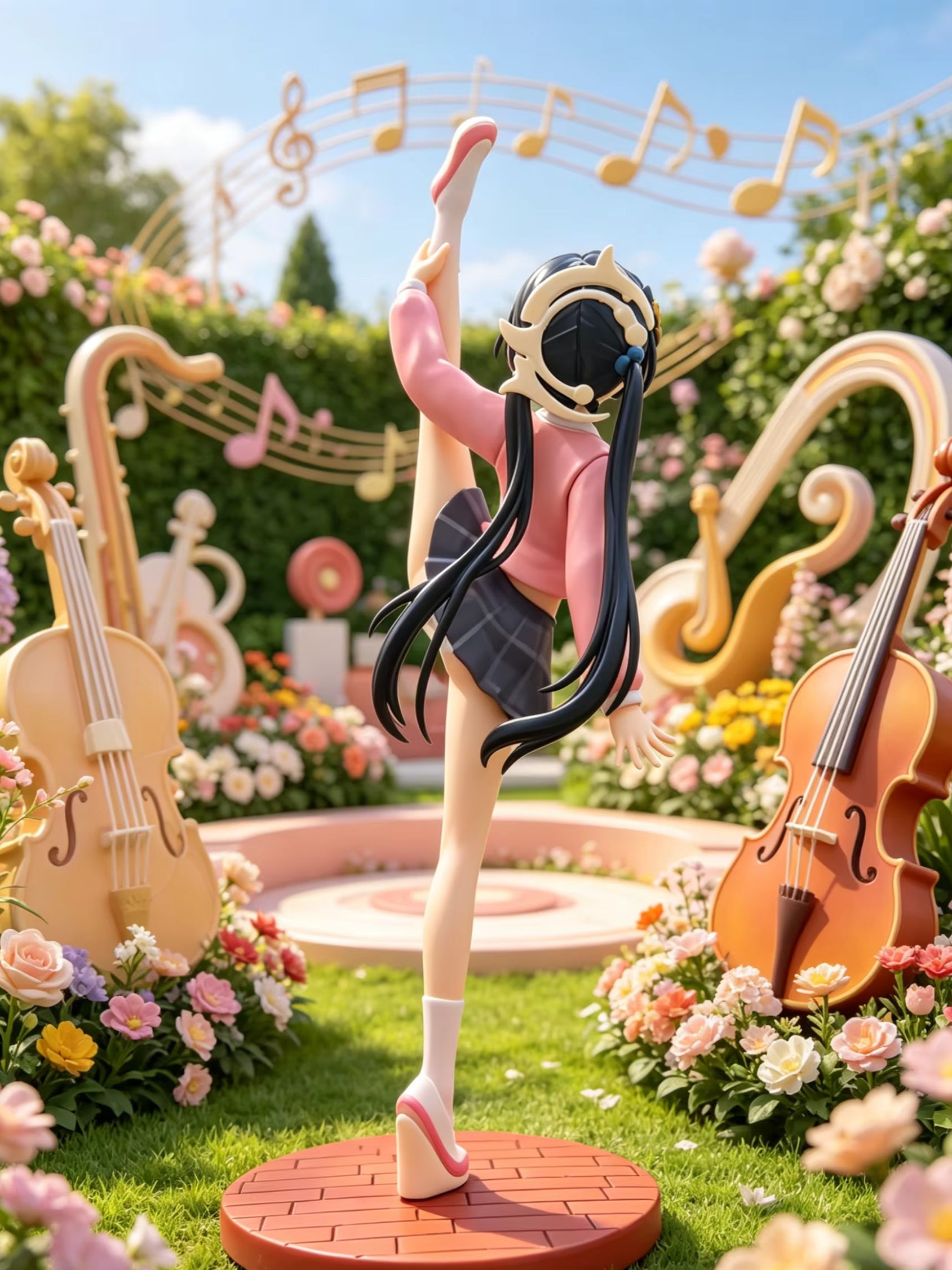 Figurinha de Princesa com Pern - Model Kit Mecha Girl avaliação e preço