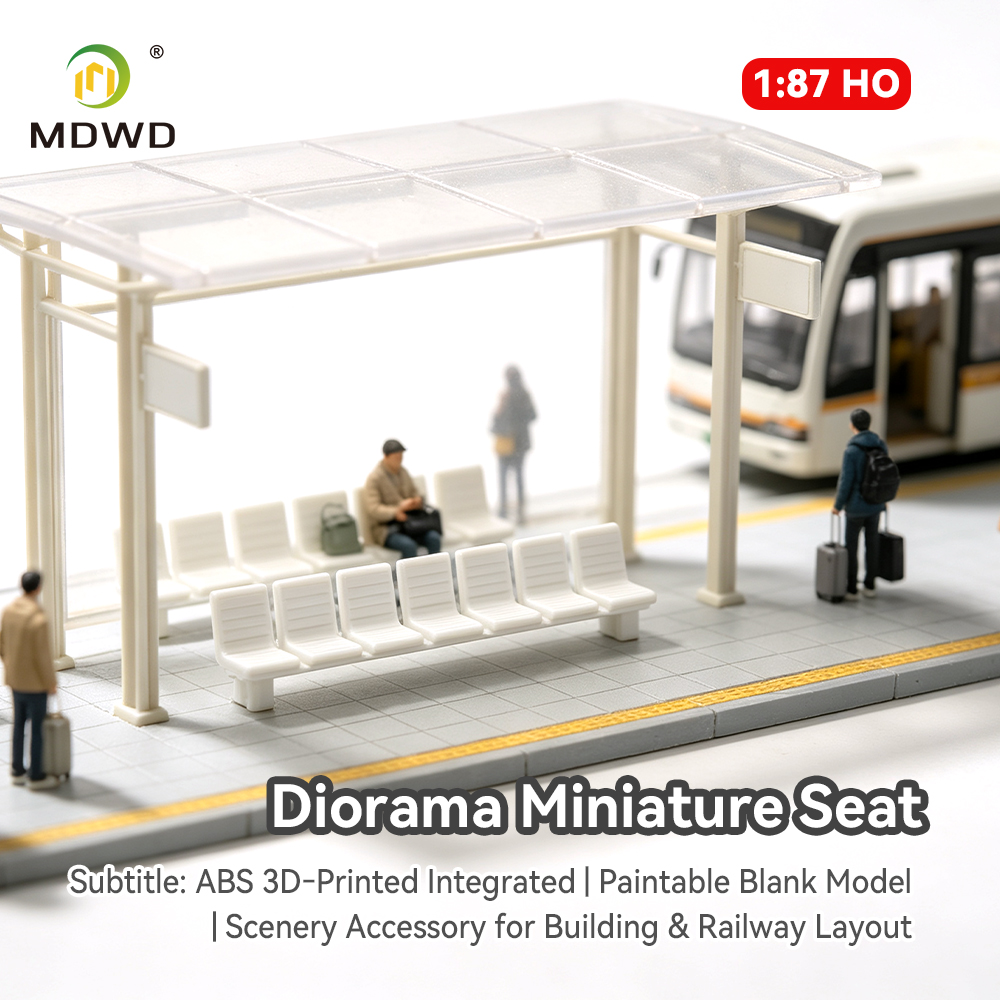 Banco Público em Escala HO 1:8 - Model Kit Train avaliação e preço