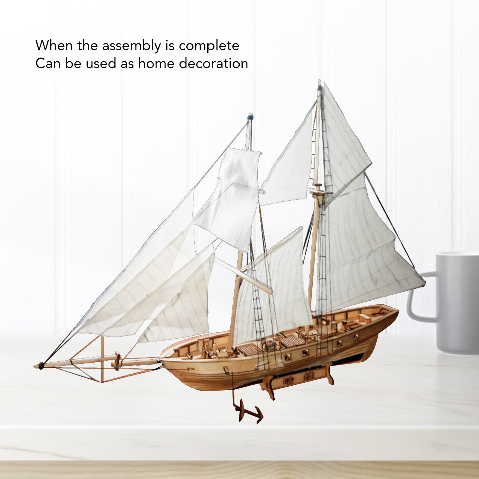 Kit de Barco à Vela de Madeira - Model Kit Wood avaliação e preço