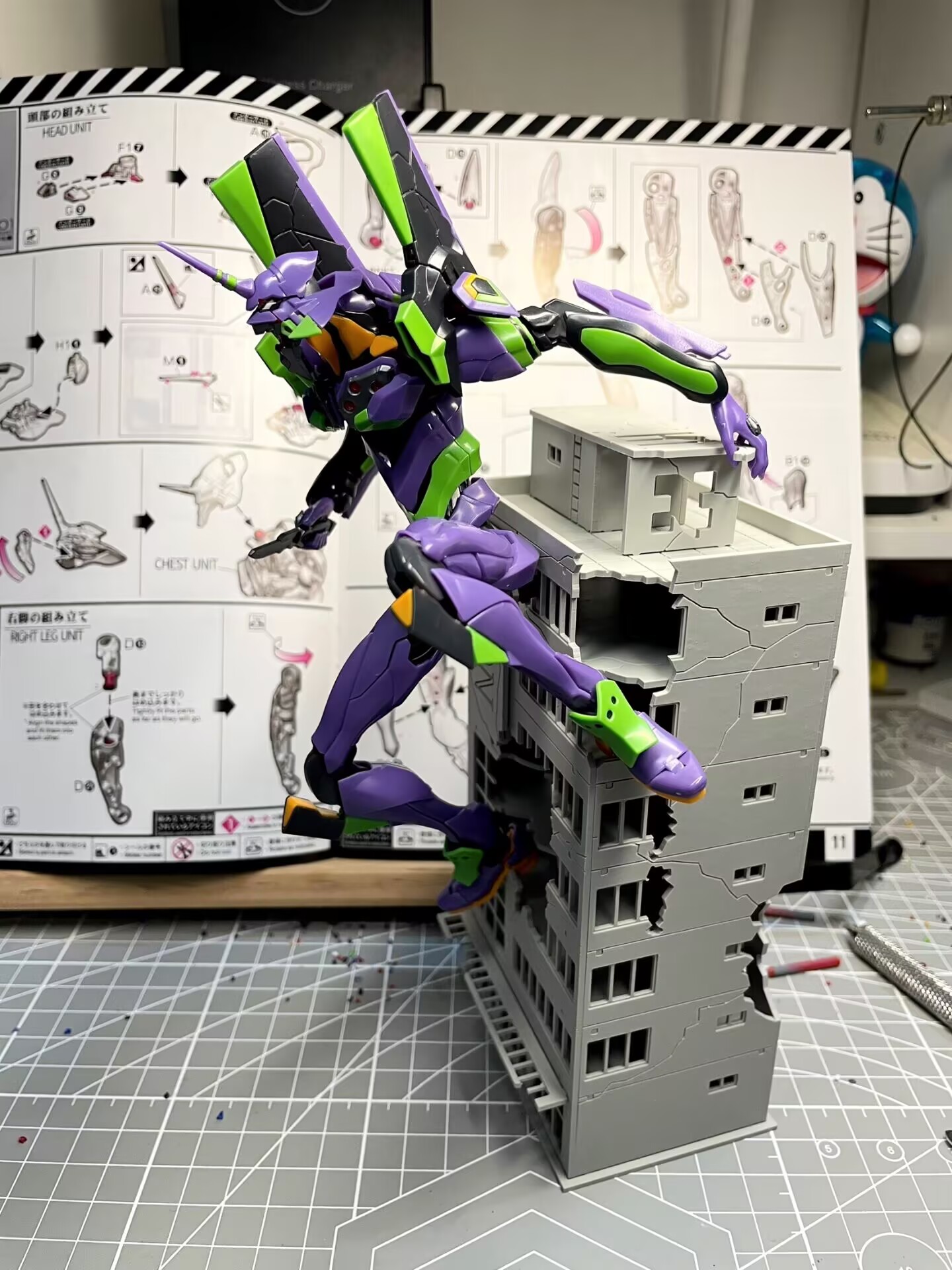 Estoque quente rg evangelion m - Model Kit Eva 01 avaliação e preço