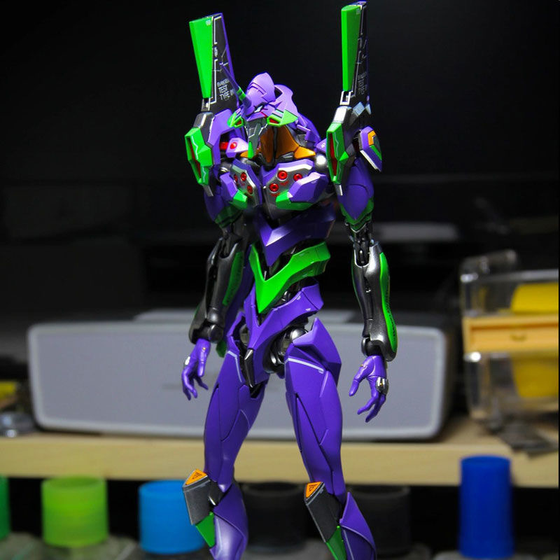 Estoque quente rg evangelion m - Model Kit Eva 01 avaliação e preço