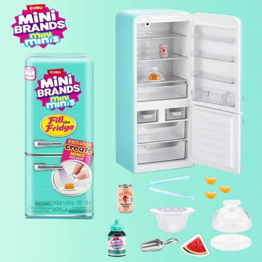 ZURU 5 Surprise Mini Fridge Ba - Model Kitchen Set Pvc avaliação e preço