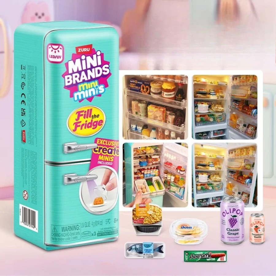 ZURU 5 Surprise Mini Fridge Ba - Model Kitchen Set Pvc avaliação e preço