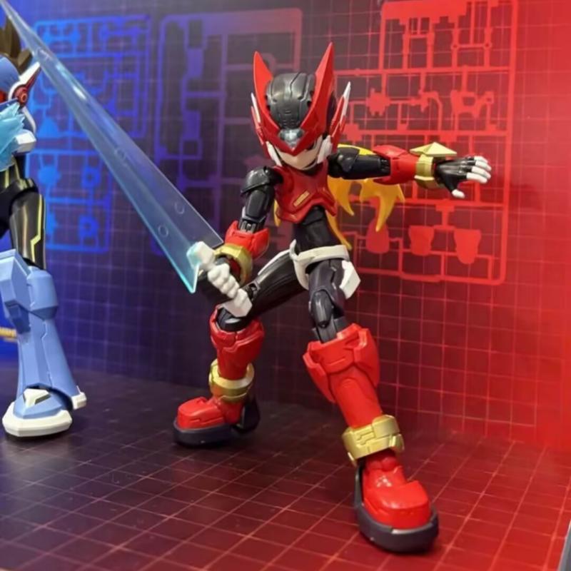 Novos Bonecos de Ação Blokees  - Model Kit Zero Megaman avaliação e preço